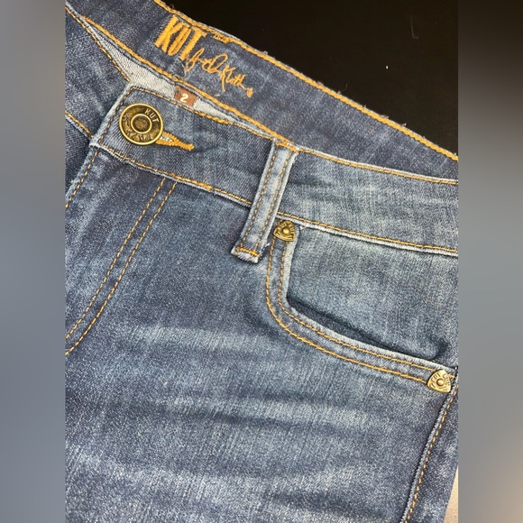 KUT From the Kloth Denim straight leg jeans Size 2 EUC - Picture 3 of 10